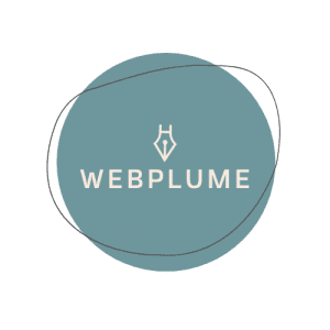 Logo Webplume, créatrice de contenu