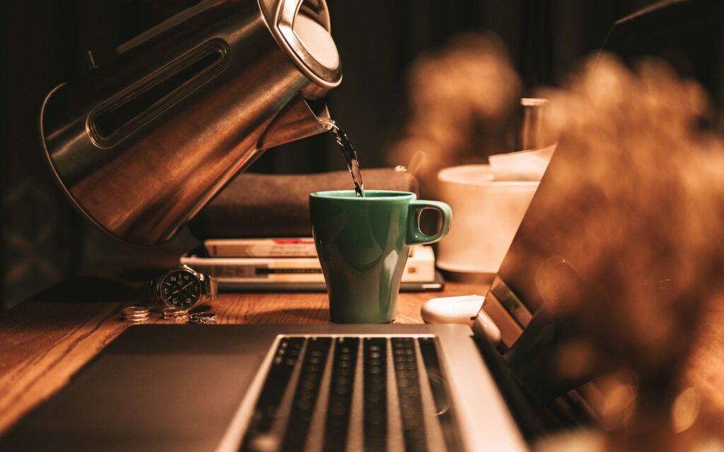 lecture, café et concentration